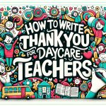 How to Write the Perfect Thank You for Daycare Teachers