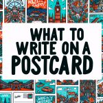 what to write on a postcard