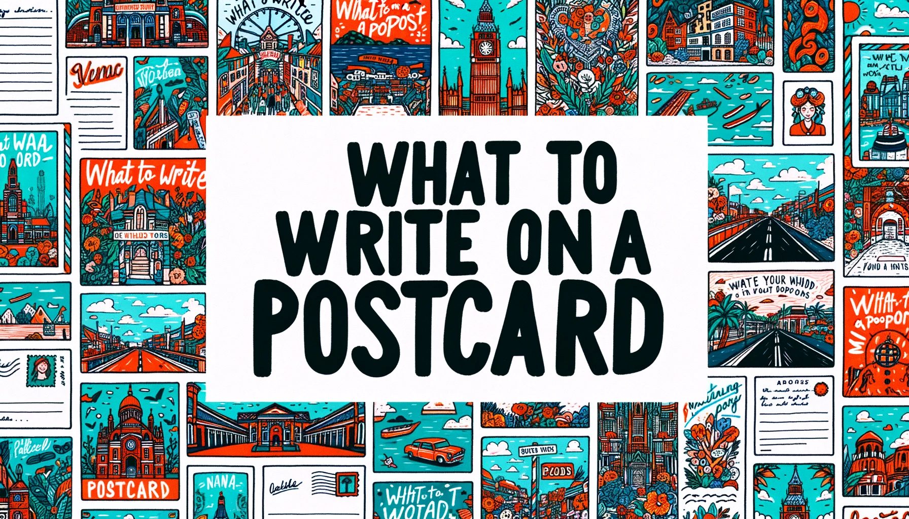 what to write on a postcard