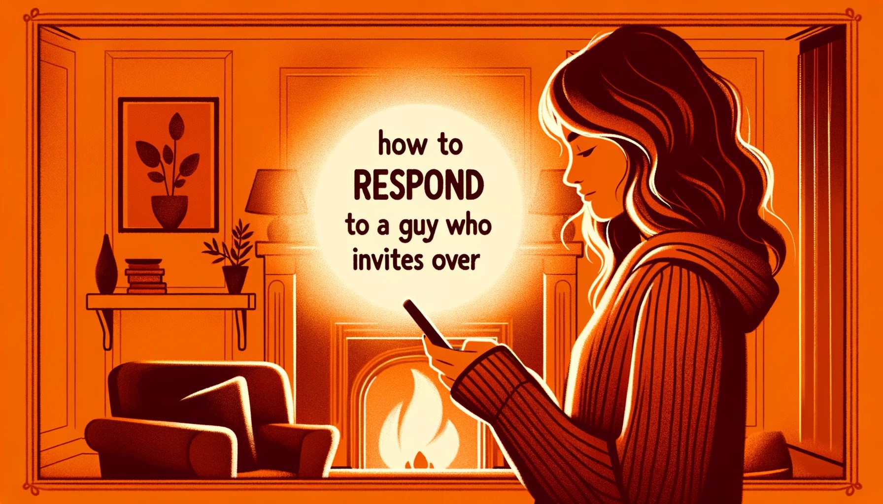 How To Respond To A Guy Who Invites You Over?