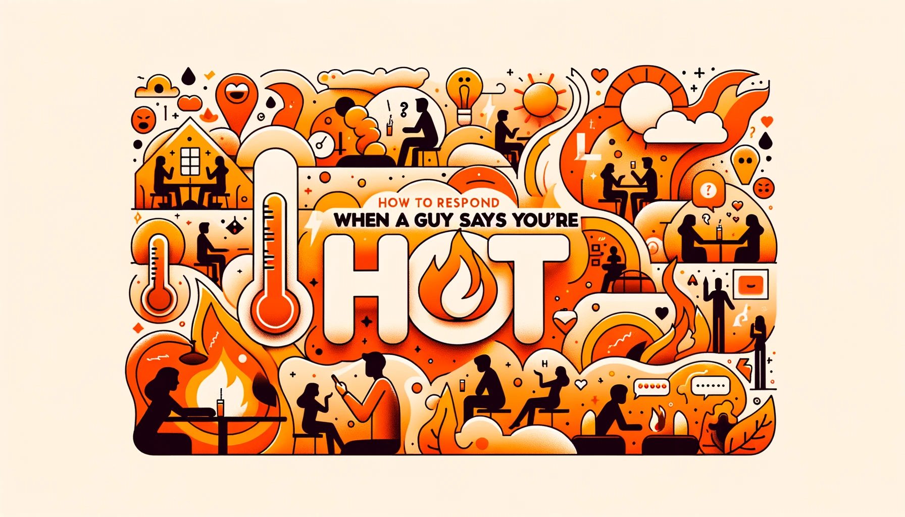 how to respond when a guy says you're hot