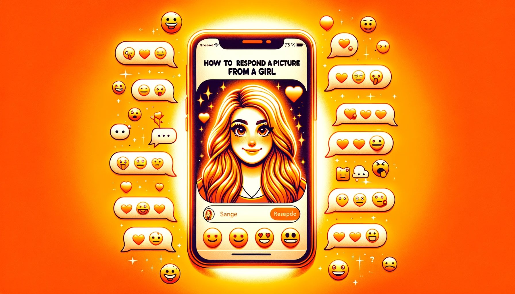how to respond to a picture from a girl